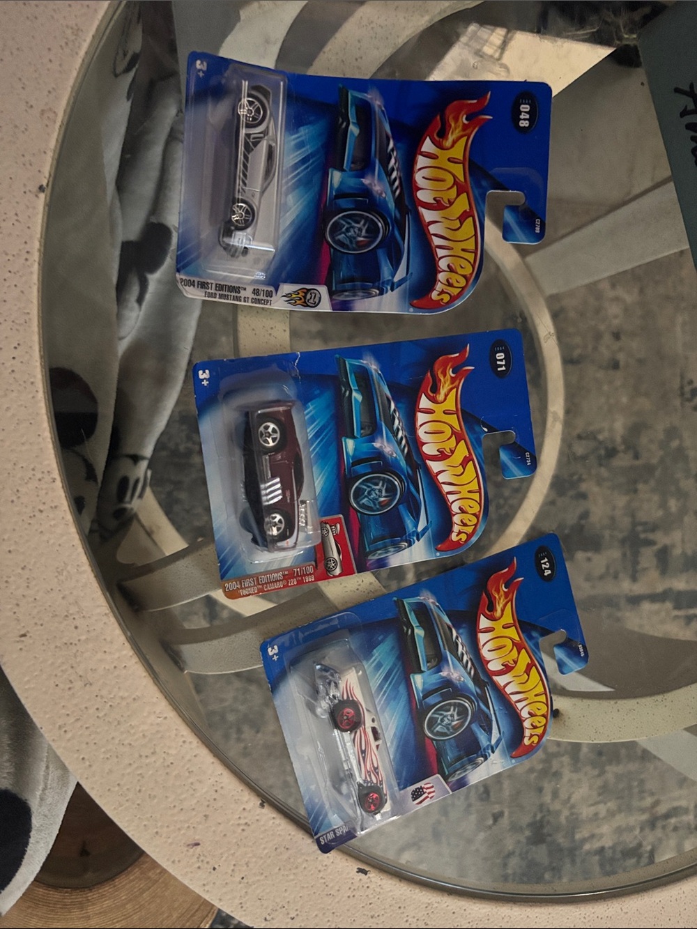 3 hot wheels cars sealed. Numbers 121, 71, and 48